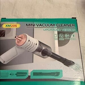 Mini Vacuum Cleaner ~ Upgraded Version with Rose Gold Accents
